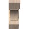 Ekena Millwork Thorton Slat Smooth Bracket w/ Offset Brace, Douglas Fir, 7 1/2"W x 20"D x 20"H BKT0806X20X20THR06SDF - alternate 2